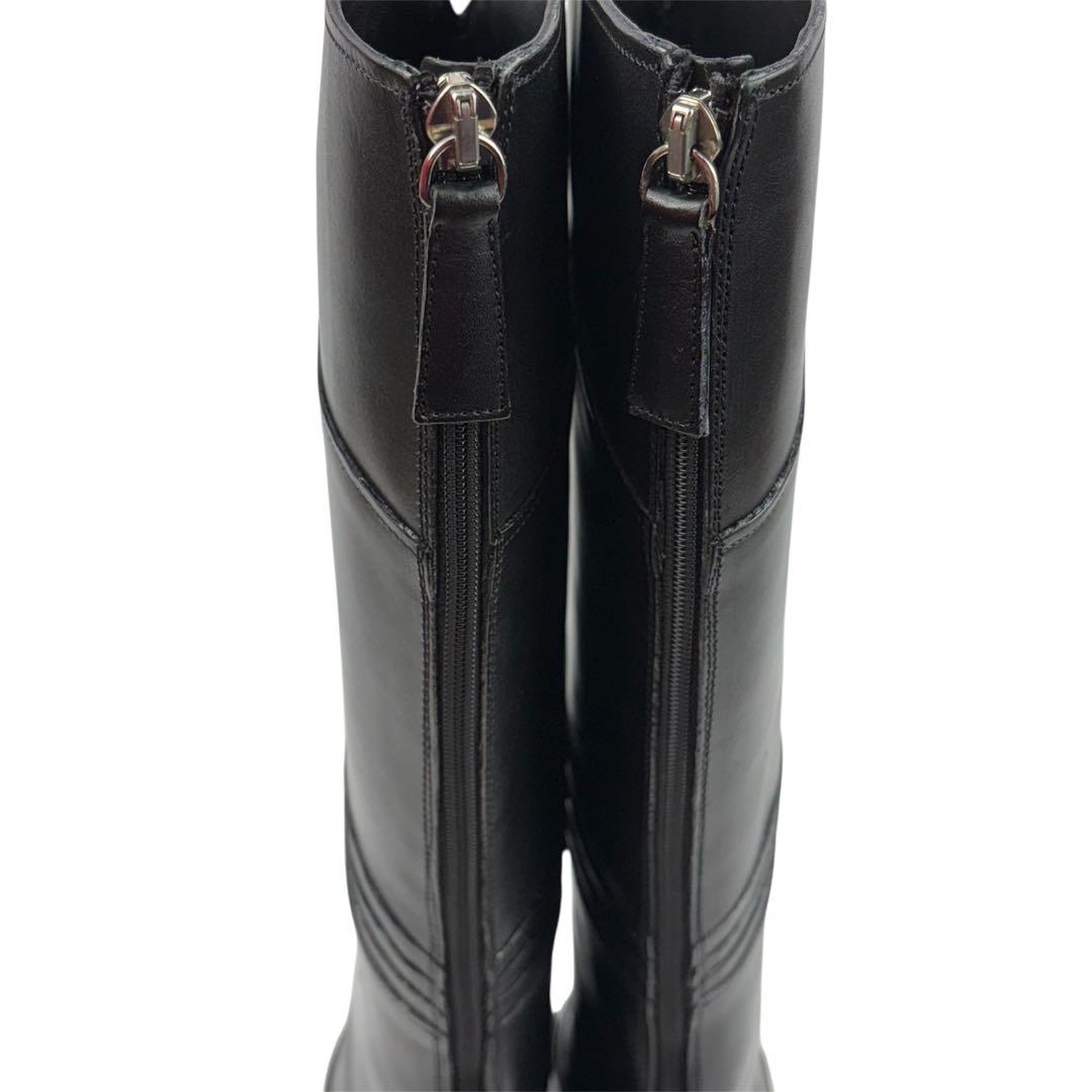 【未使用級】JIL SANDER　23.5cm 36.5 ロングブーツ　黒　細身