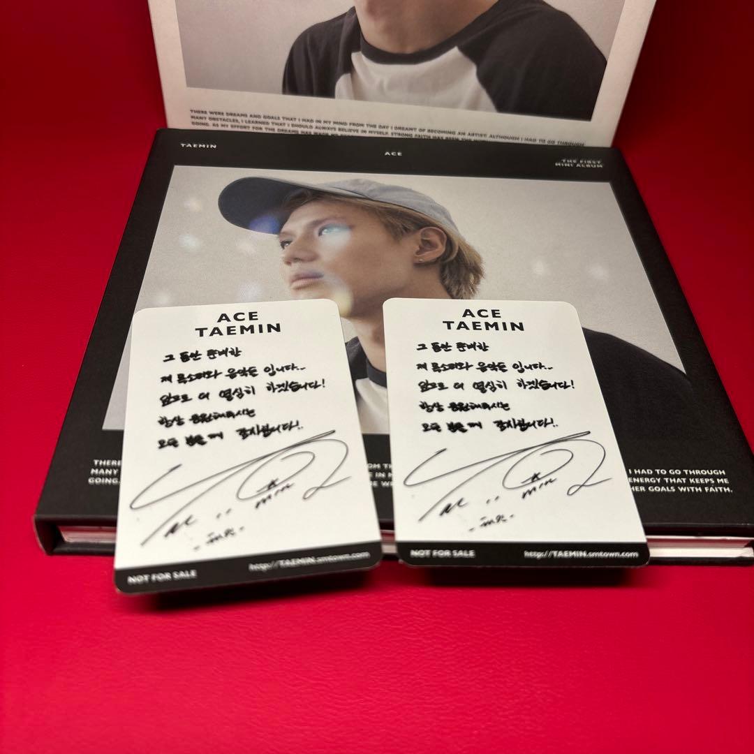 SHINee テミン TAEMIN アルバム ACE トレカ付き