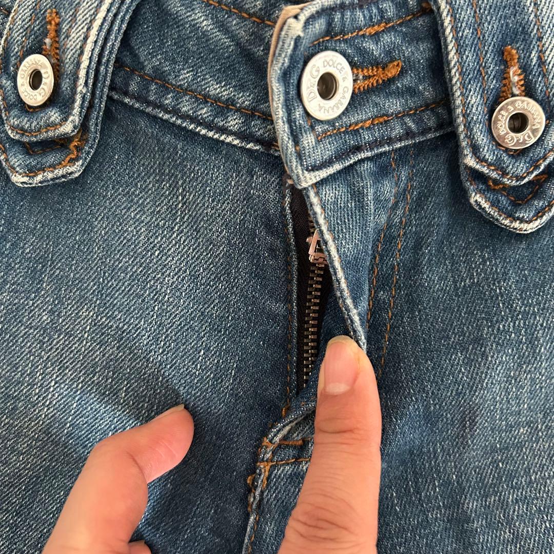 D&G ストレッチ ブーツカットデニム タイト　ローライズW26
