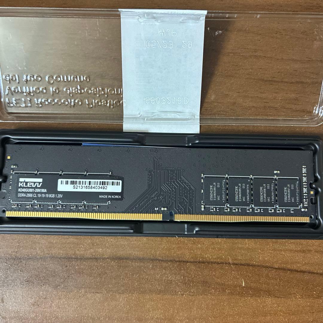 デスクトップ用DDR4メモリ　8GB×2