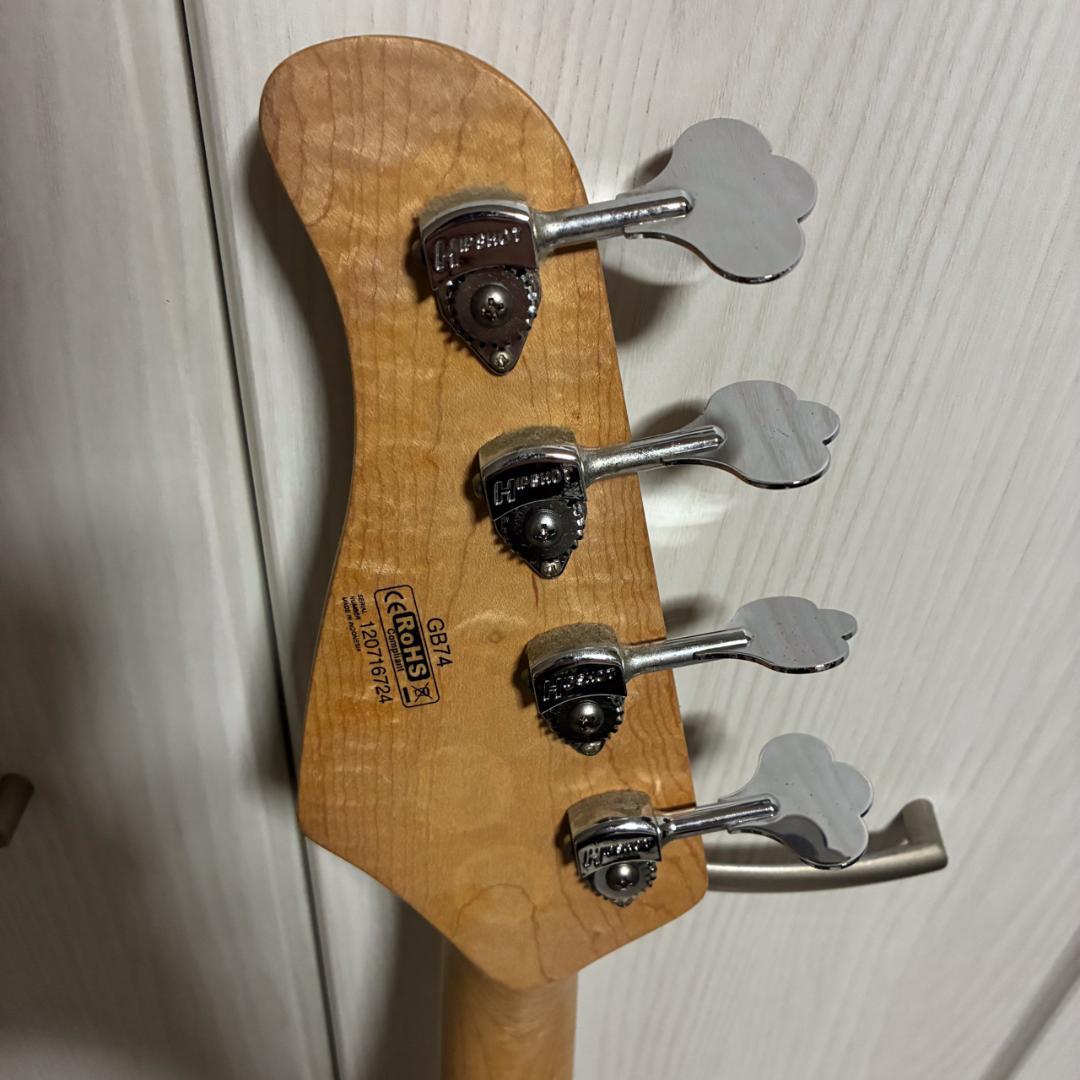 Cort GB74 Gシリーズ PJ配列 Hipshot搭載 ナチュラル