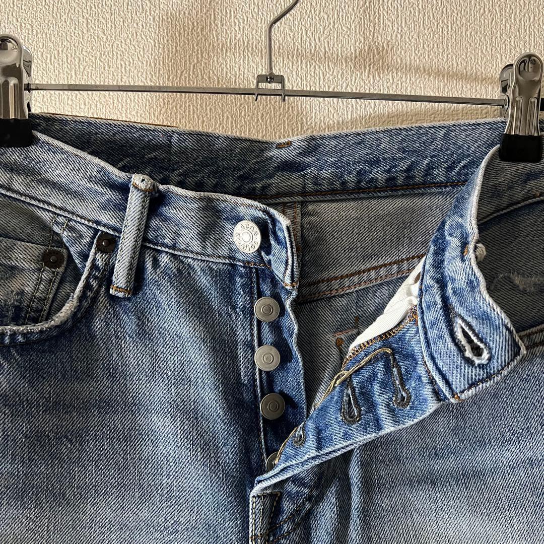 現行Acne Studios 1997 light blue trash デニム
