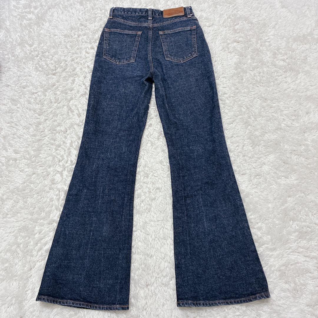 MOUSSY マウジー MVS FLARE フレアデニム インディゴ 25 赤耳