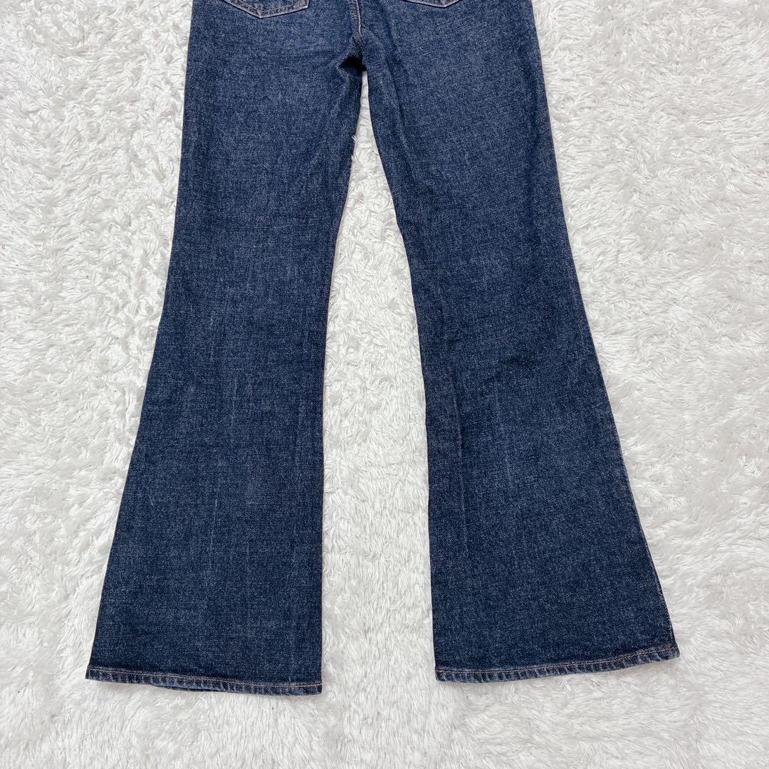 MOUSSY マウジー MVS FLARE フレアデニム インディゴ 25 赤耳
