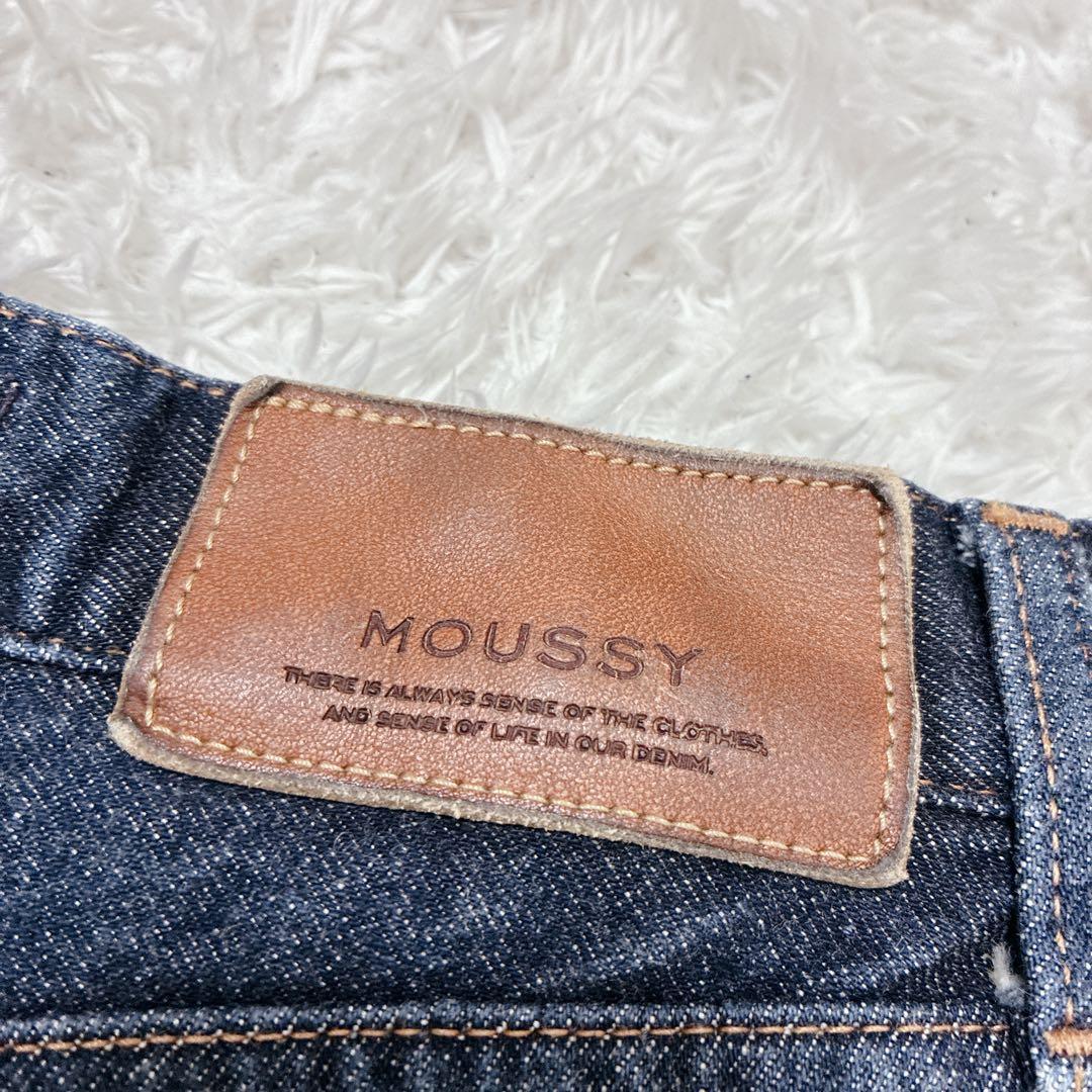 MOUSSY マウジー MVS FLARE フレアデニム インディゴ 25 赤耳