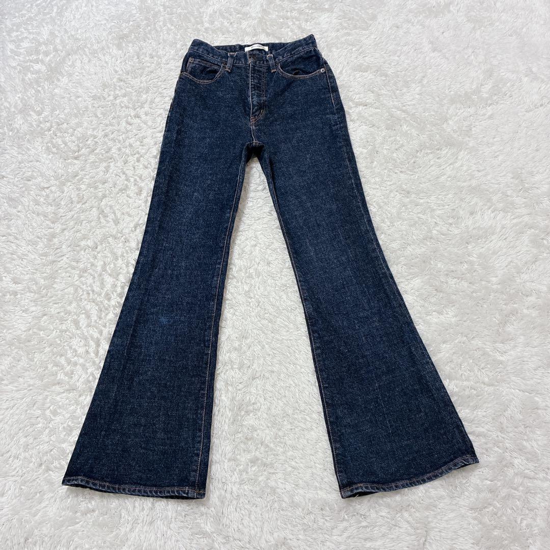 MOUSSY マウジー MVS FLARE フレアデニム インディゴ 25 赤耳