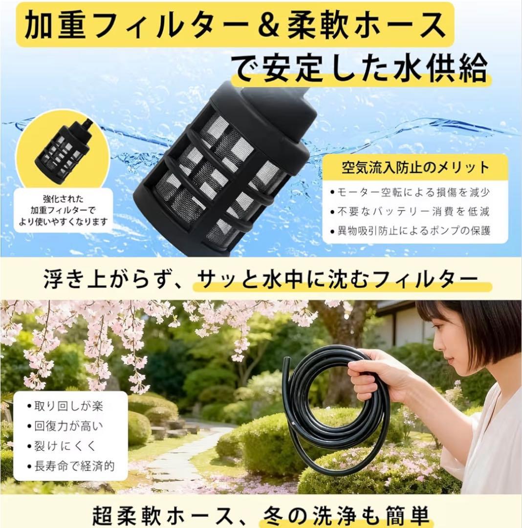 高圧洗浄機2026年新登場 軽量版 コードレス9MPa ハンディPSE認証済み