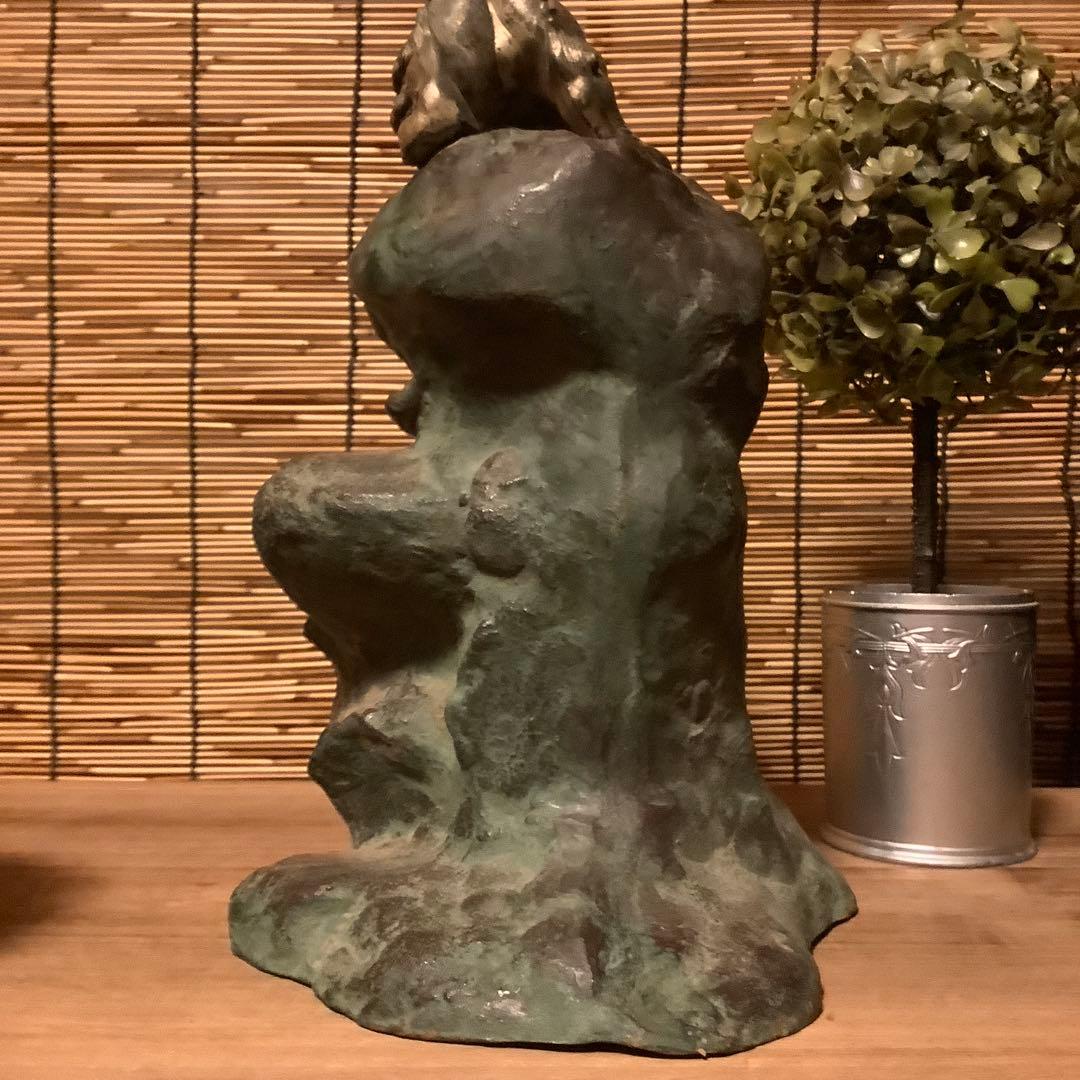 古玩…「魔除霊獣・獅子」神獣・聖獣・守護・魔除け・鬼門除け・鉄鋳物