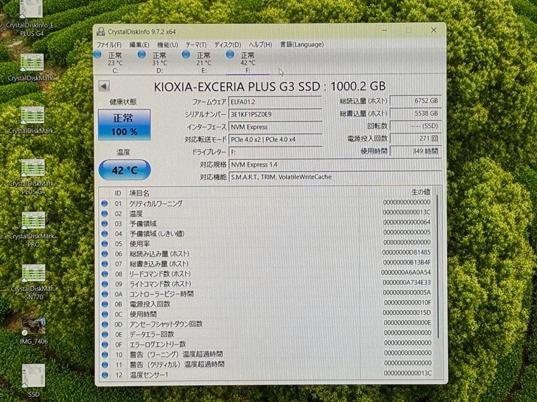 内蔵型SSD KIOXIA EXCERIA PLUS G3 SSD 1000GB