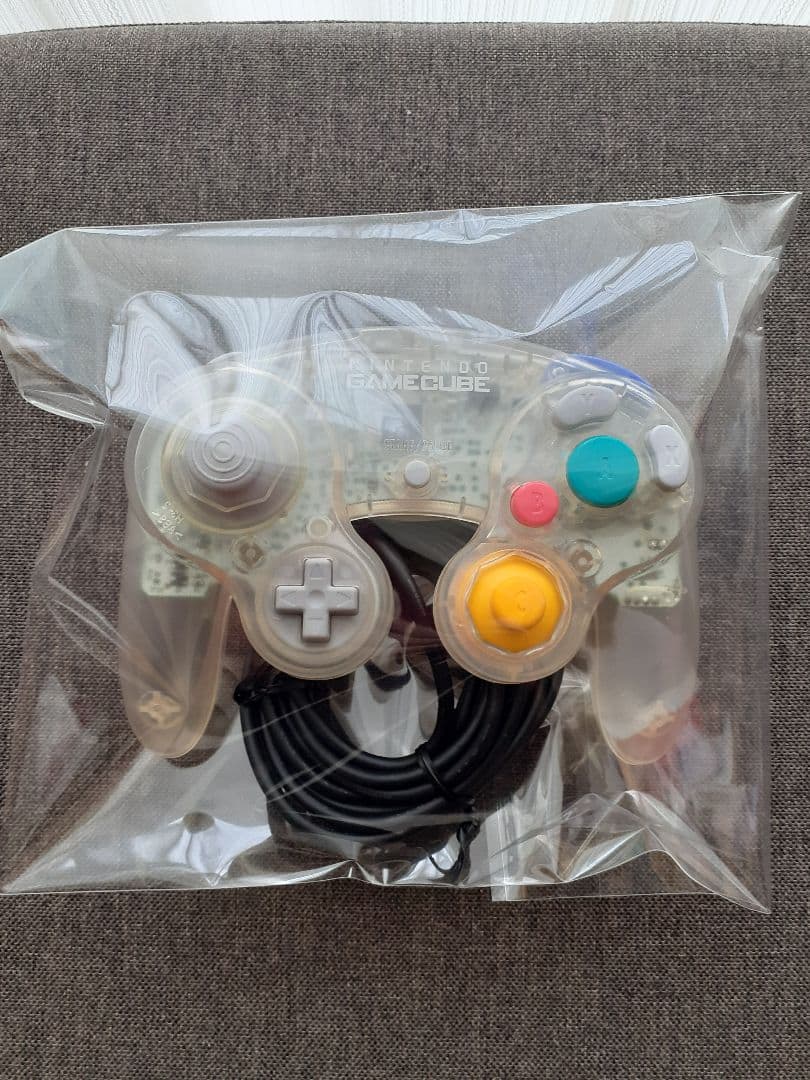 【任天堂】ゲームキューブ コントローラー スケルトン クリア 透明 希少品