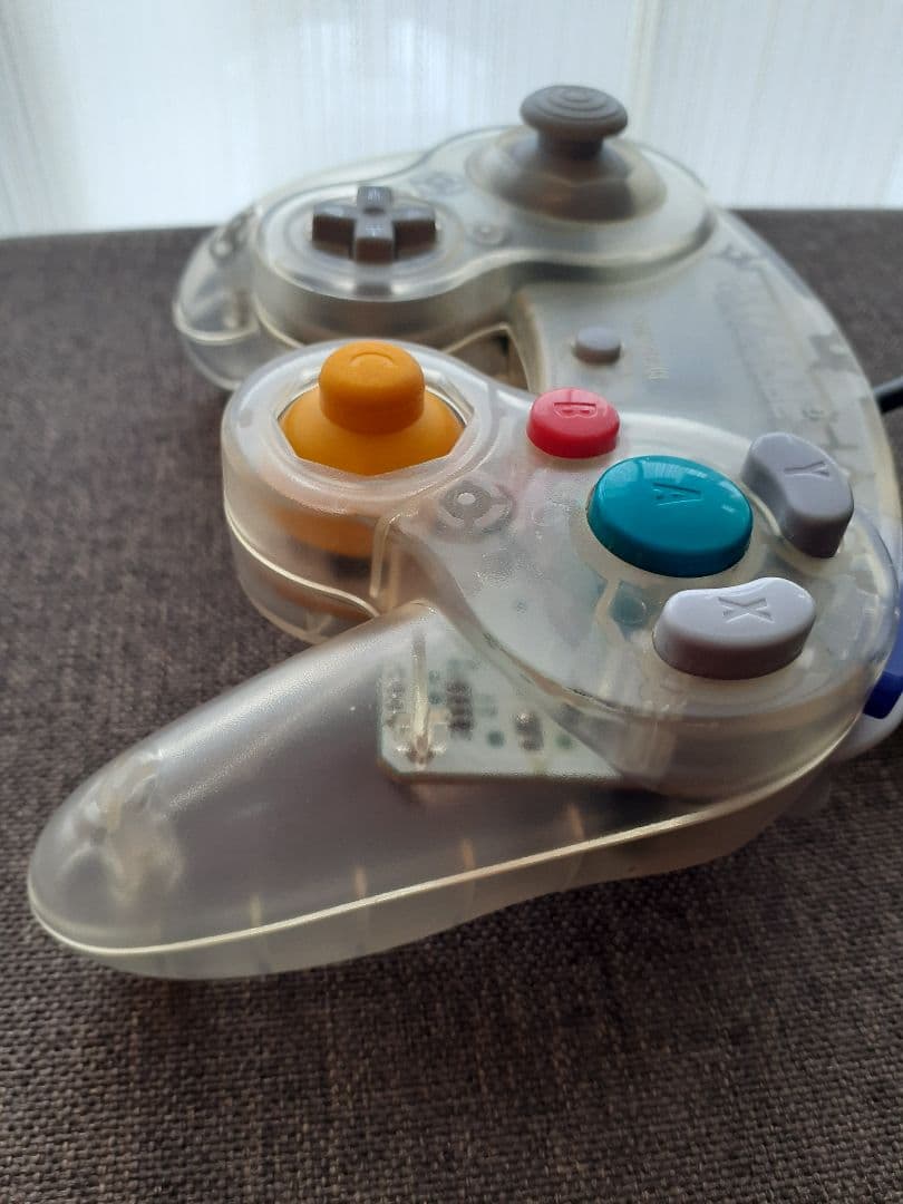 【任天堂】ゲームキューブ コントローラー スケルトン クリア 透明 希少品
