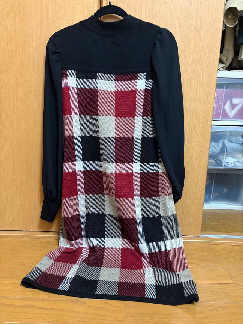 Blue label チェックワンピース
