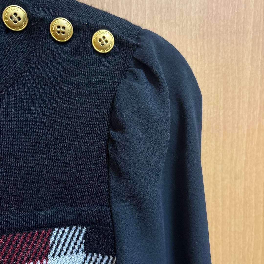 Blue label チェックワンピース