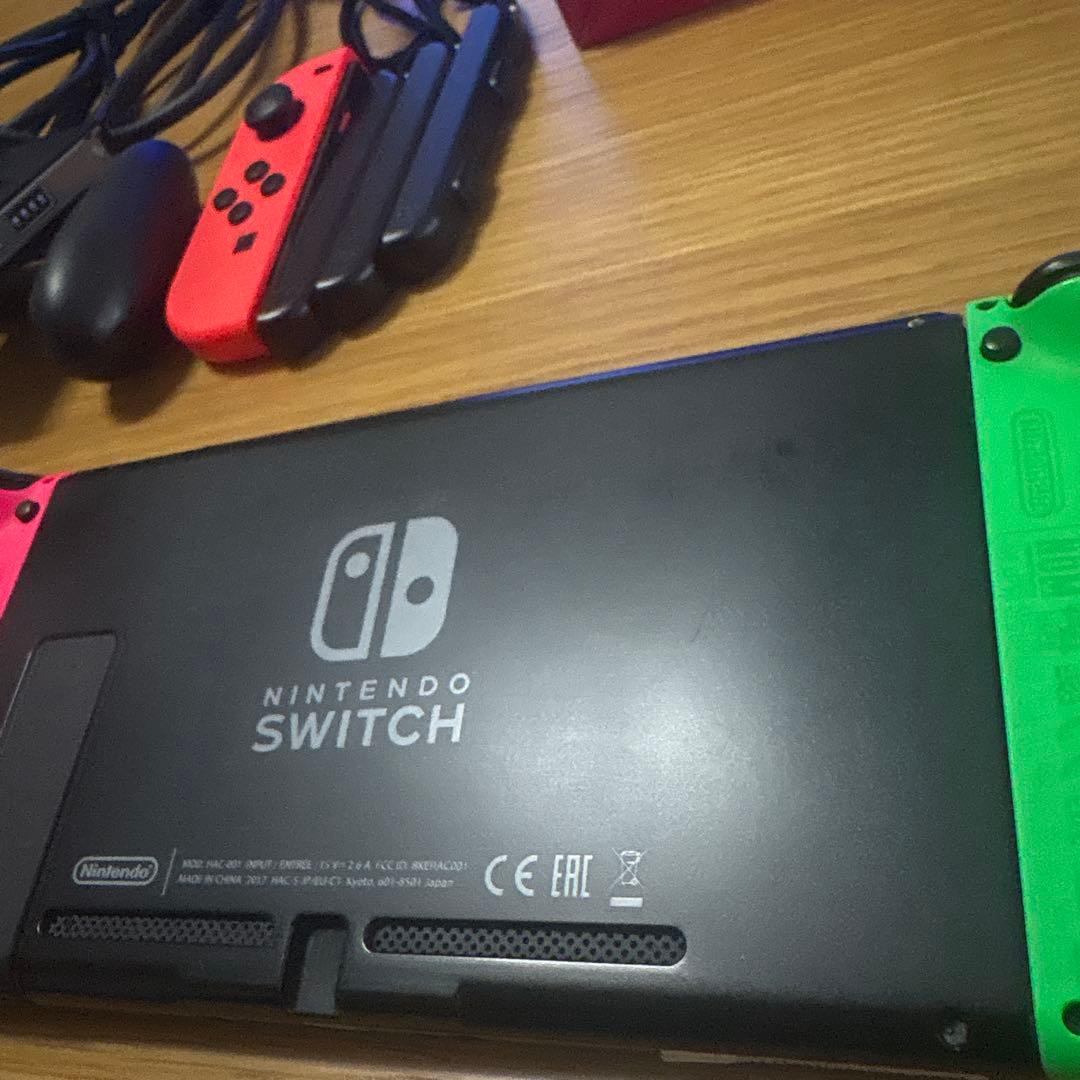 【画面美品】Nintendo Switch 本体フルセット（未対策機）