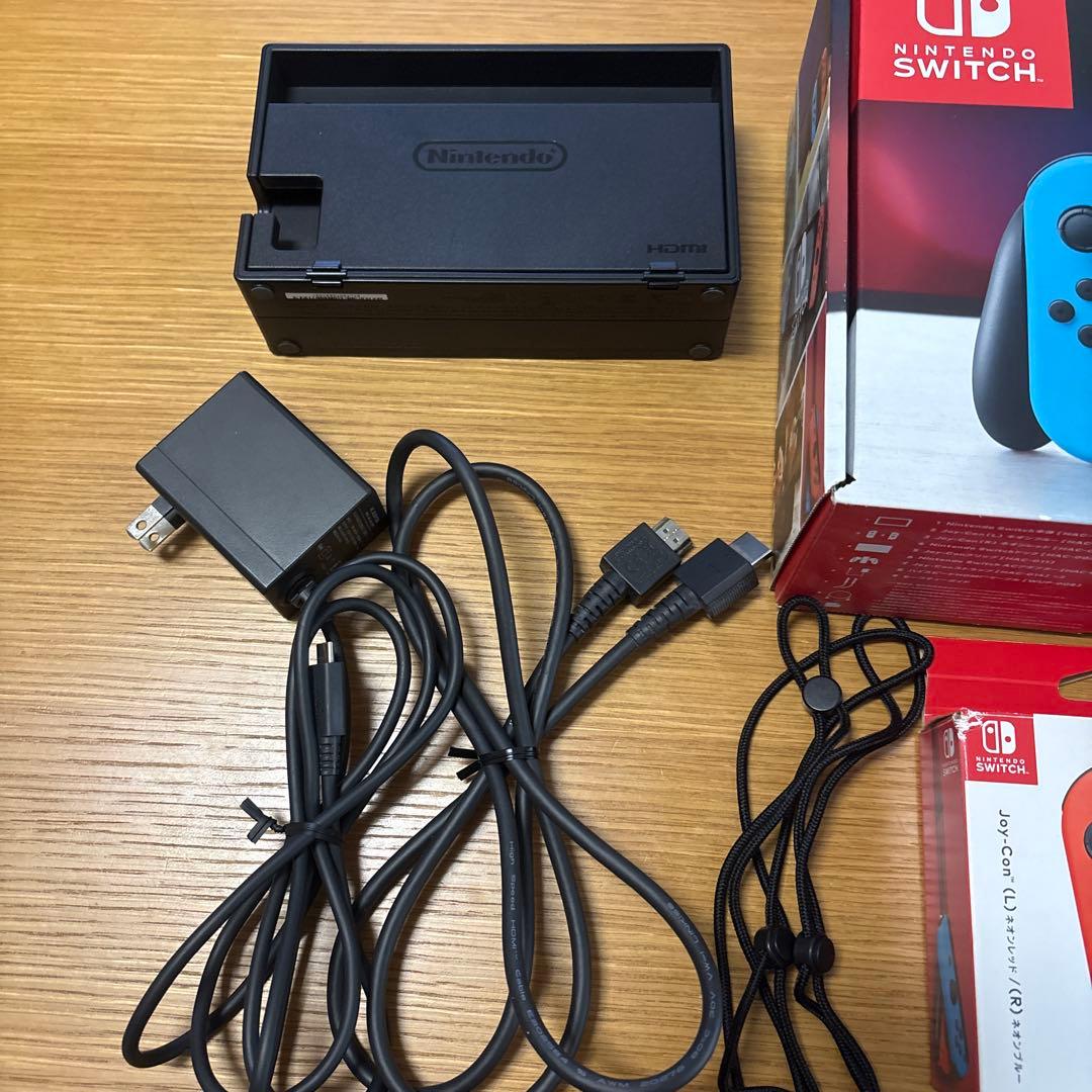 【画面美品】Nintendo Switch 本体フルセット（未対策機）