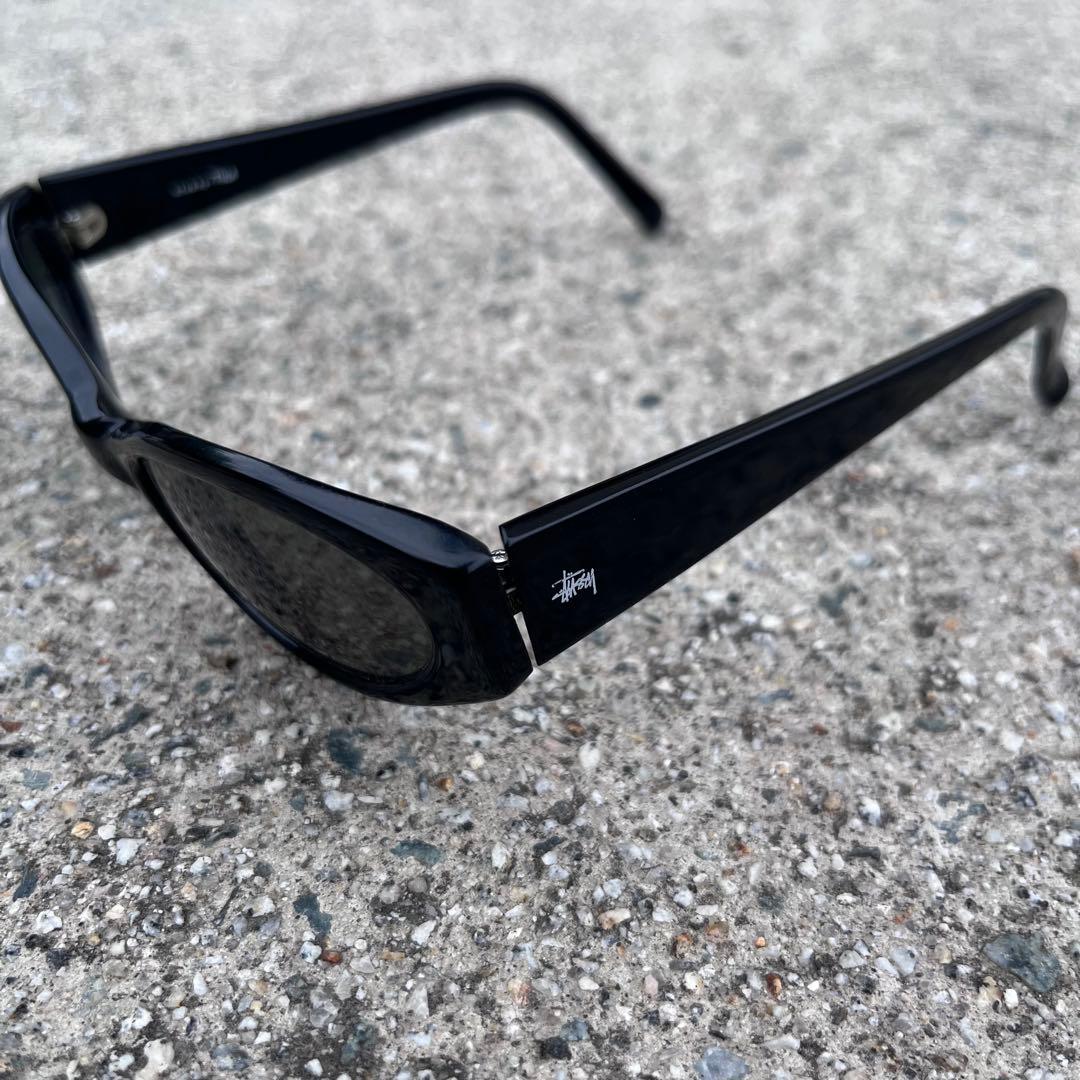 小物 90s old stussy eyewear TINA black