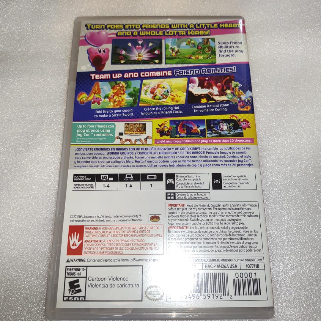 新品 日本語選択可 Kirby Star Allies Switch 北米版