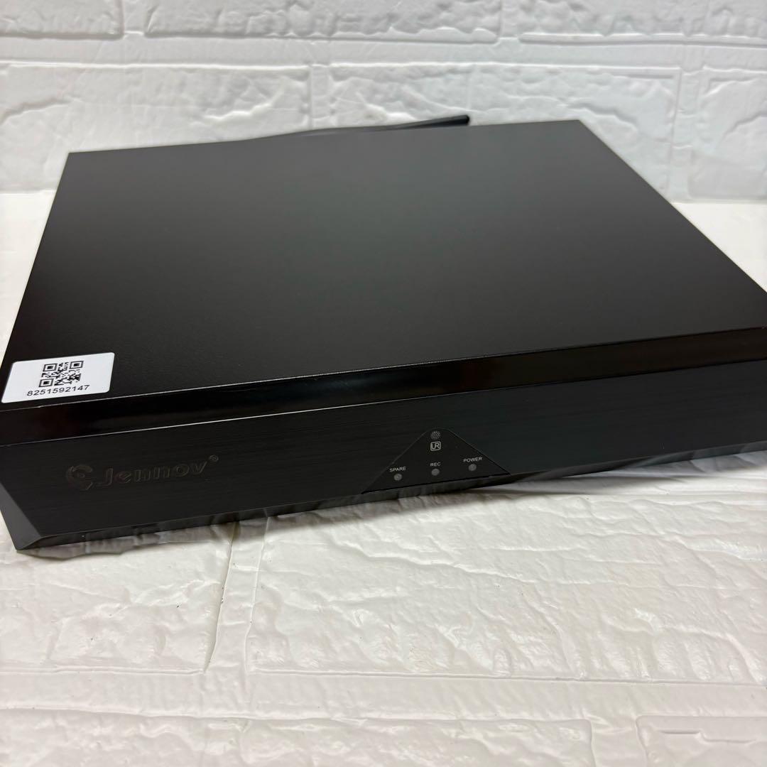 防犯カメラ 屋外 800万画素対応可 360°広角撮影 HDD内蔵 2台