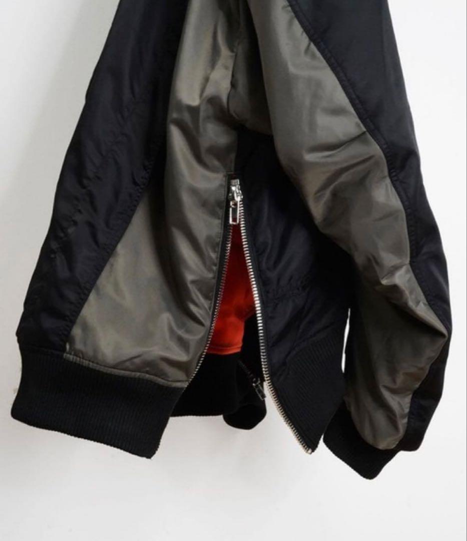 seesew オーバースペックMA-1ジャケット 美品 ブラックMサイズ