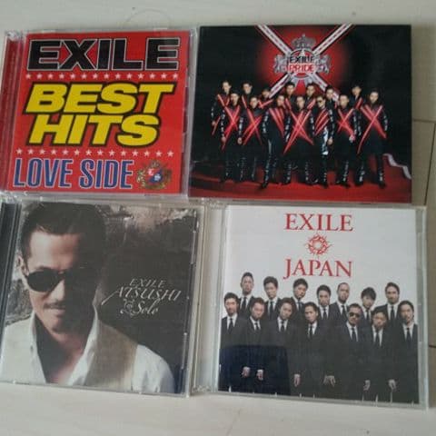 EXILE、タカヒロ、アツシのDVD、CD