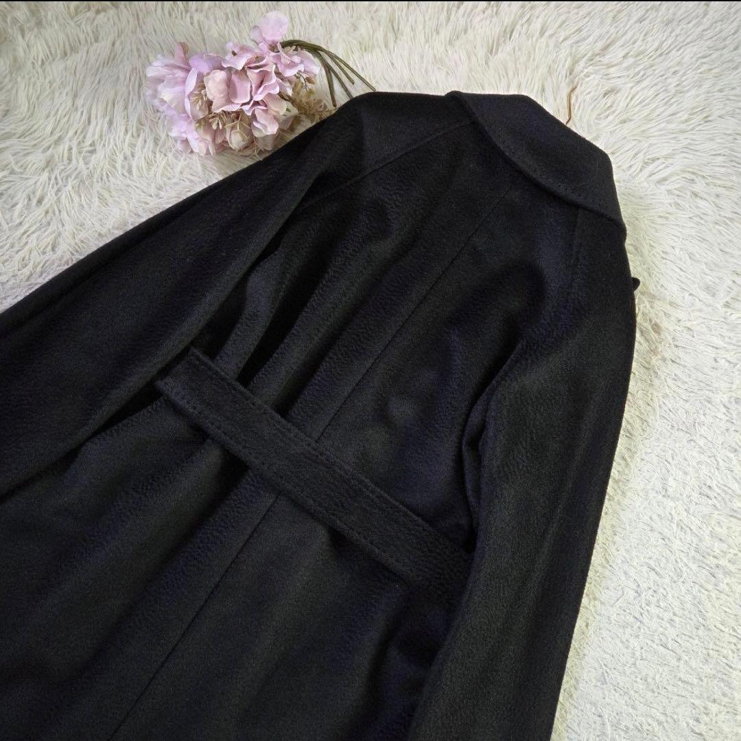 極美品 Max Mara マニュエラ キャメル100% サイズ40 L ブラック