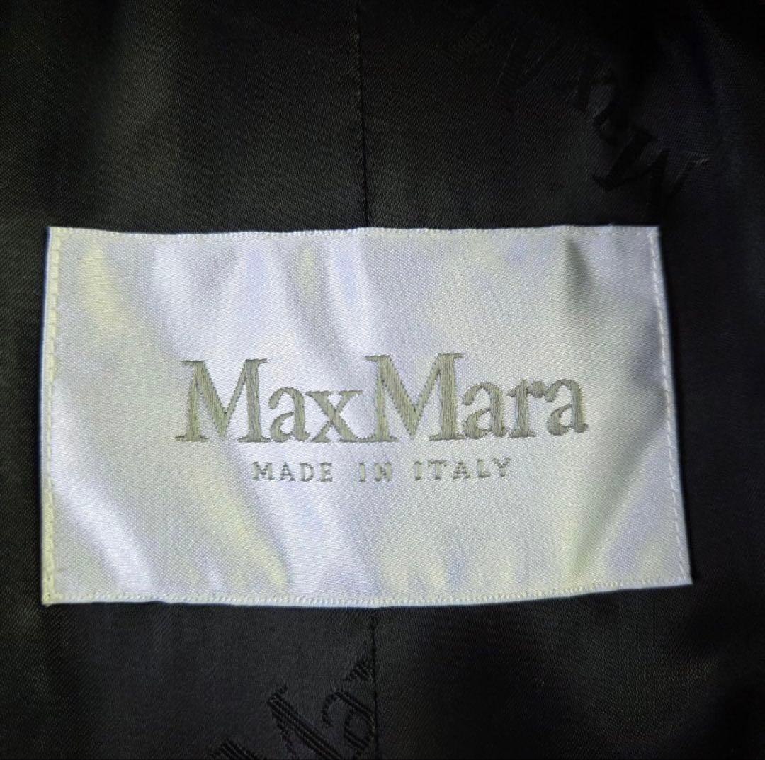 極美品 Max Mara マニュエラ キャメル100% サイズ40 L ブラック