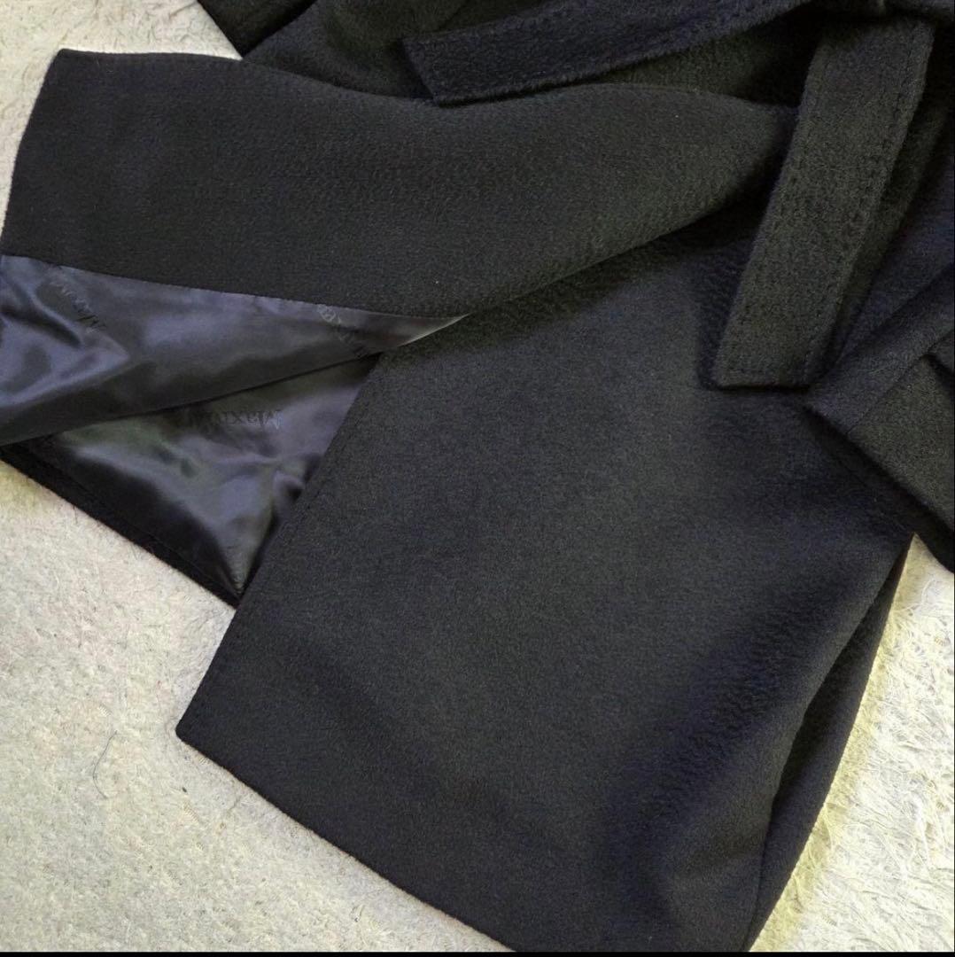 極美品 Max Mara マニュエラ キャメル100% サイズ40 L ブラック