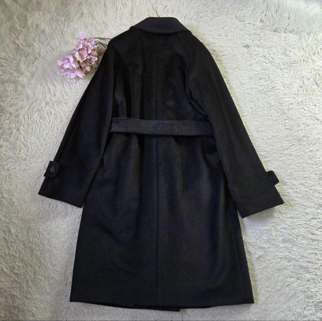 極美品 Max Mara マニュエラ キャメル100% サイズ40 L ブラック