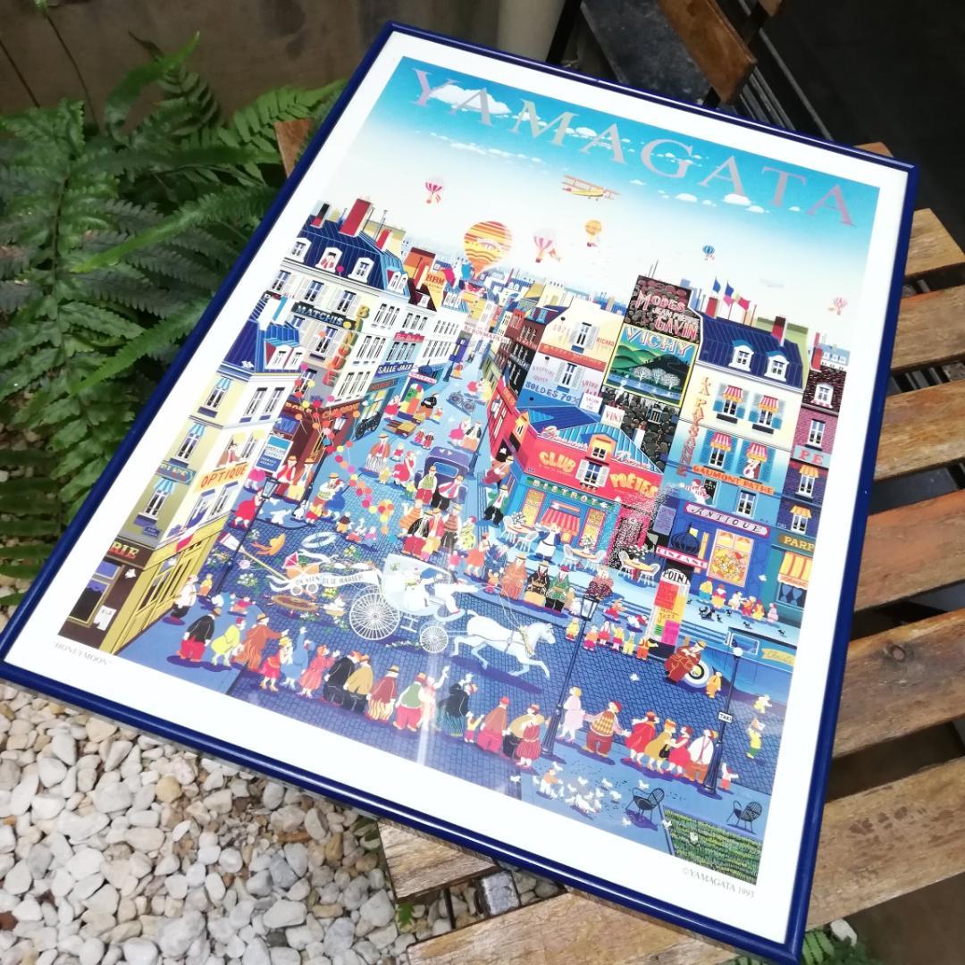HIRO YAMAGATA ヒロヤマガタ 額絵 ハネムーン