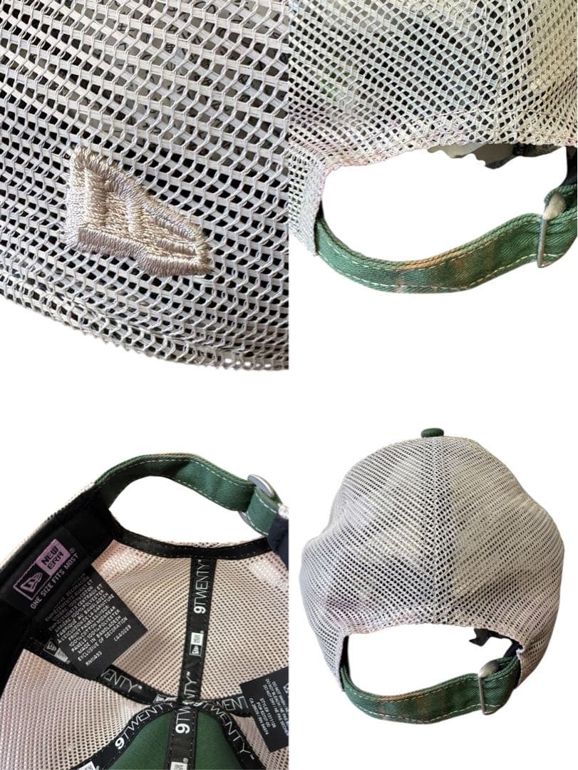 STUSSY × NEW ERA メッシュ キャップ グリーン xpv
