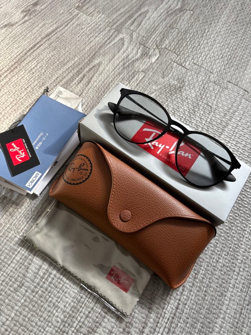 rayban サングラス　美品　ERIKA L グレー