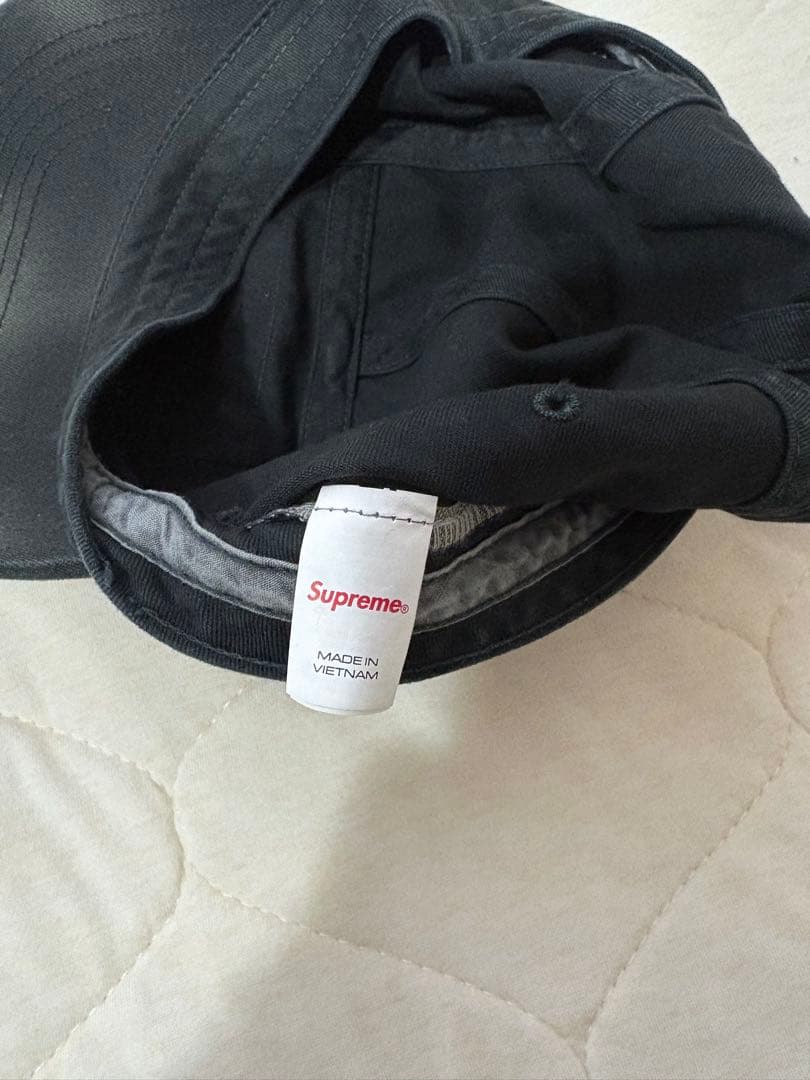 帽子 Supreme Overdyed Camp Cap black