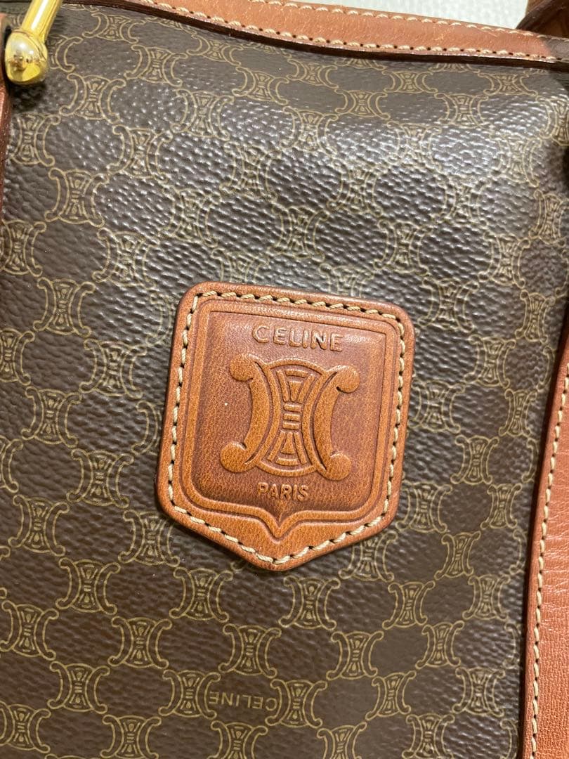 hii(美品)オールドセリーヌ　ブラウン　ボストンバッグ