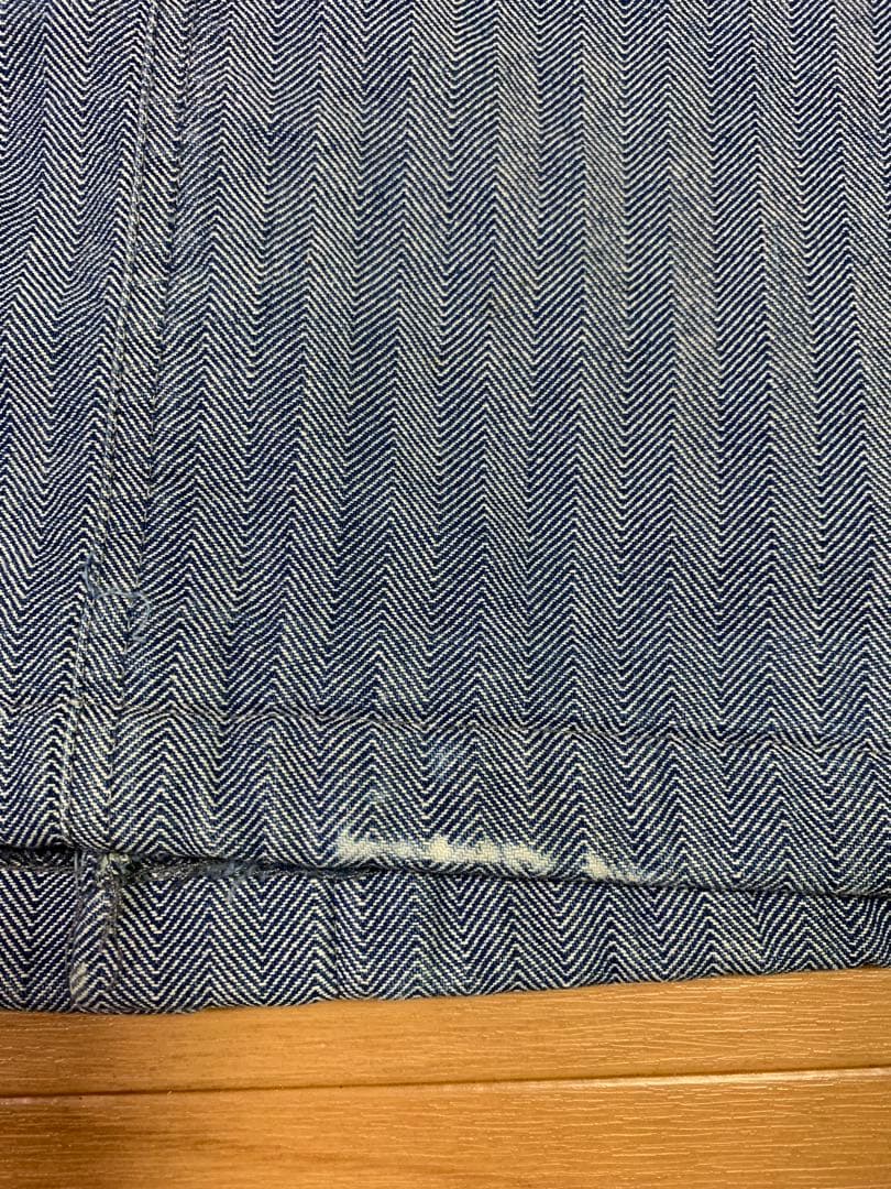 80s Dickies カバーオール チョアコート ヘリンボーン ブランケットL
