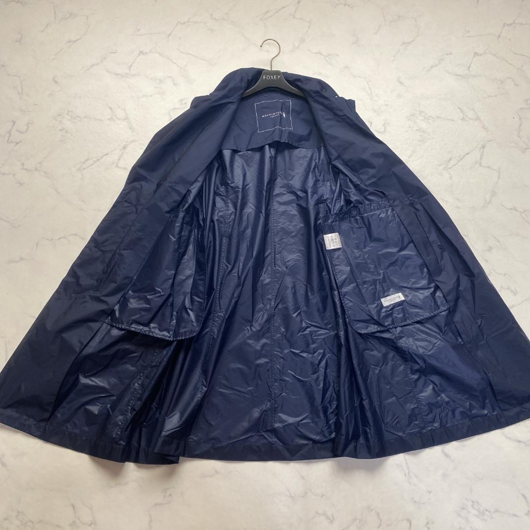 美品✨マッキントッシュロンドン RESFON ナイロンタフタコート40 紺