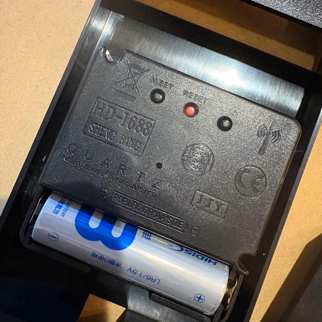 RIKI CLOCK M 壁掛け時計　電波時計 約25cm lemnos