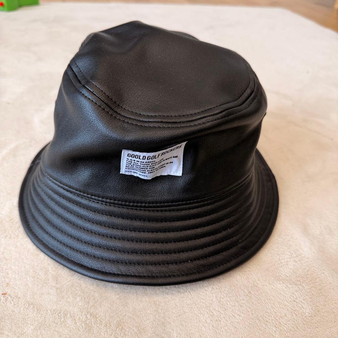メンズウェア GOOLD GOLF ROCKERS PU LEATHER BUCKET HAT