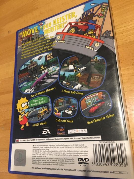 海外購入 シンプソンズ PS2 ROAD RAGE