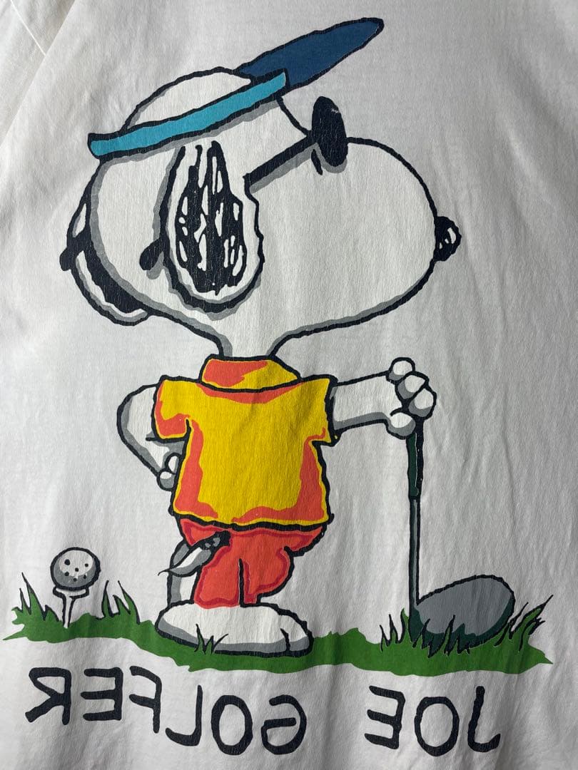 90s ヴィンテージ USA製シングルステッチ スヌーピー両面Tシャツ