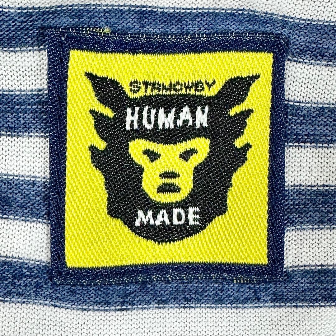 HUMAN MADE ヒューマンメイド ポーダー柄 刺繍ロゴ Tシャツ ハート
