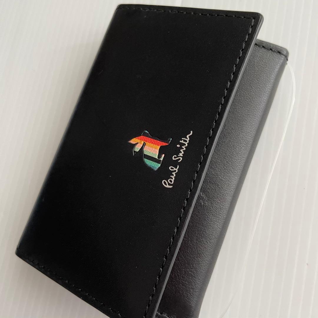 PaulSmith ポールスミス 名刺入 ストライプ ラビット BPW582