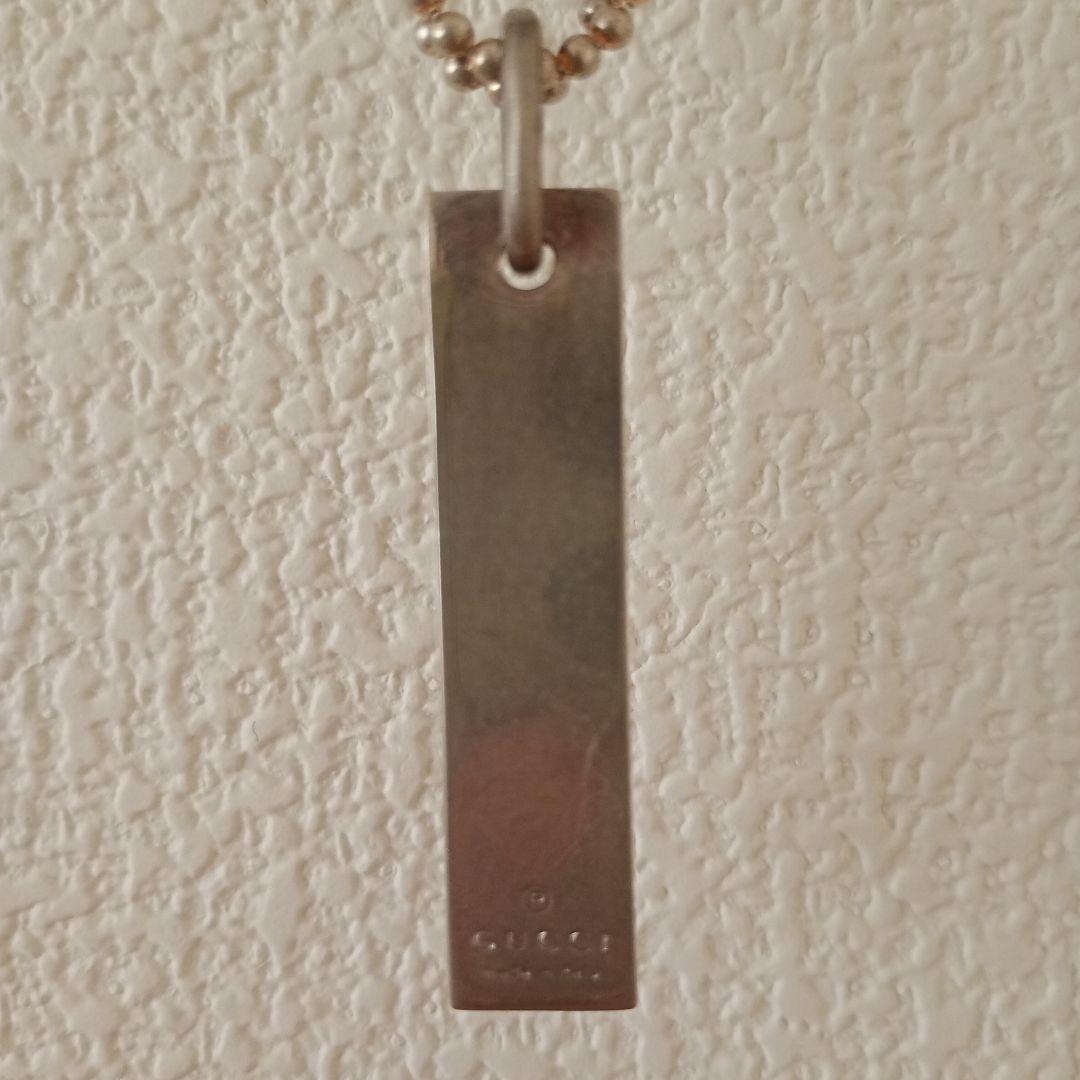 GUCCI シルバープレートダブルボールチェーンネックレス Vintage