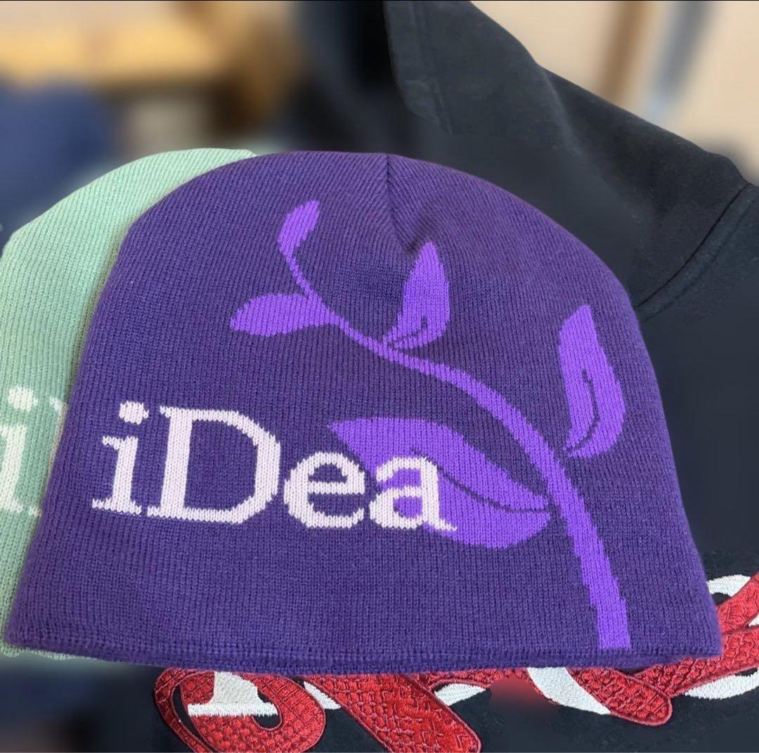 iDeaswam ビーニー 紫