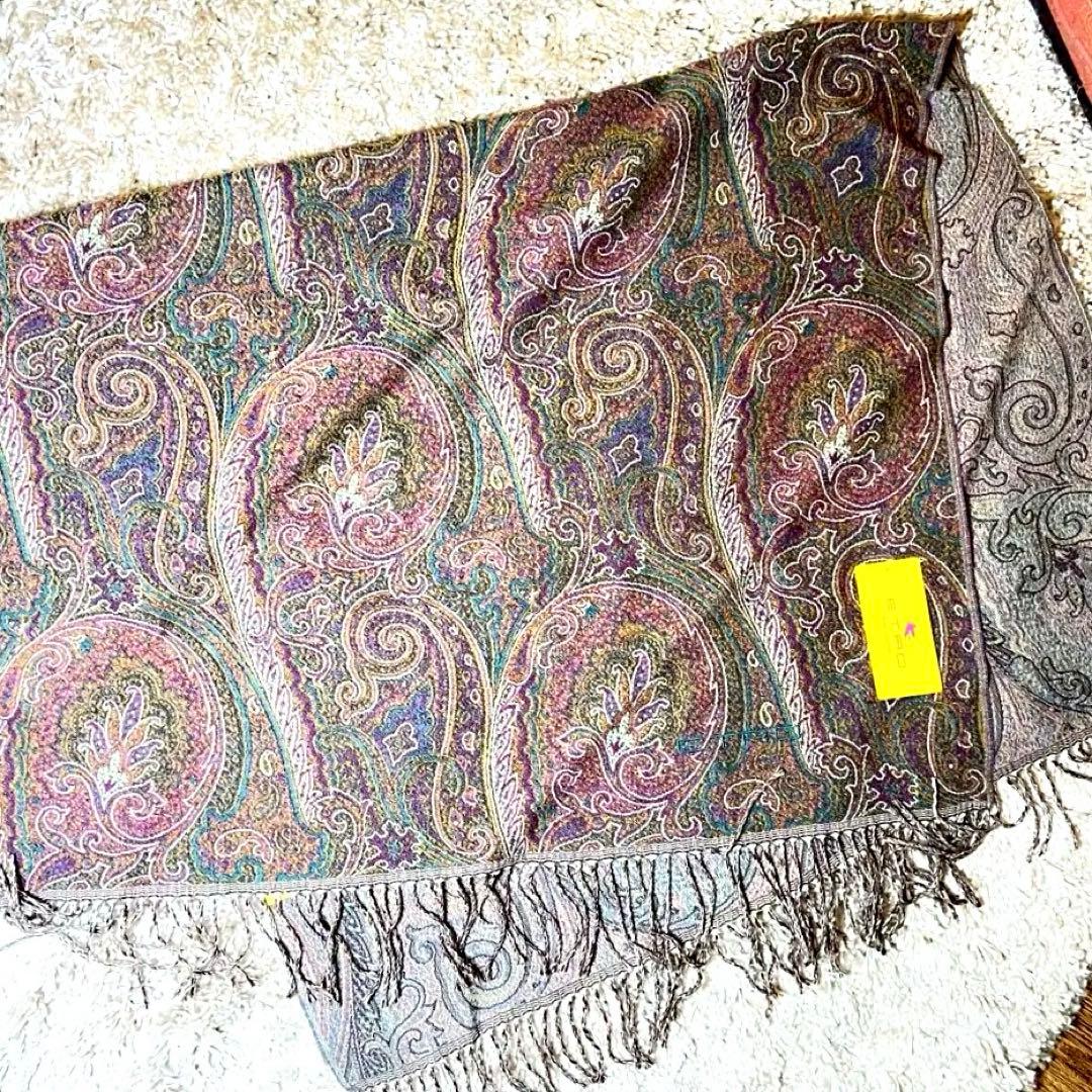 ETRO エトロペイズリー柄 ストール ショール　膝掛け