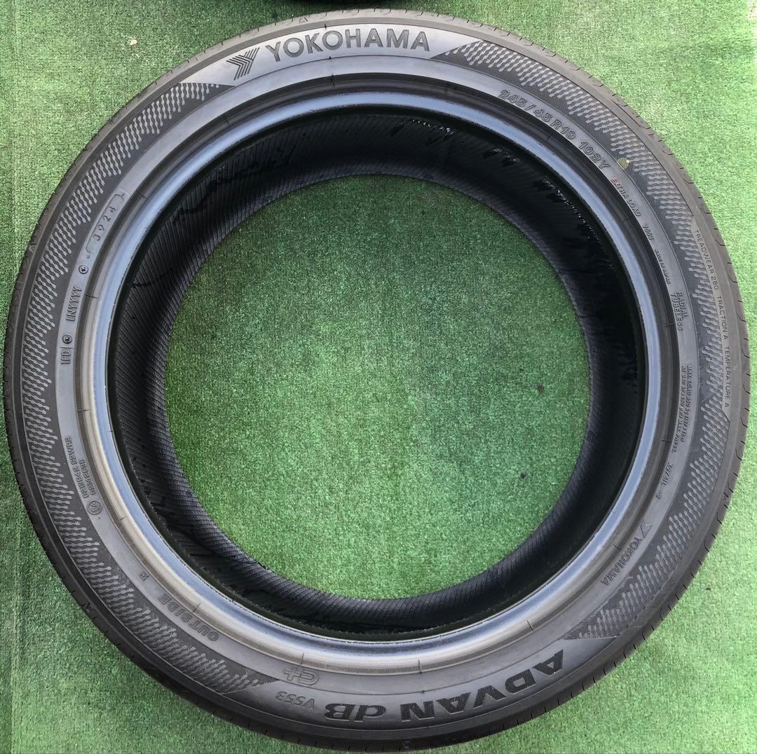245/45 R19 YOKOHAMA ADVAN dB V553、2024年
