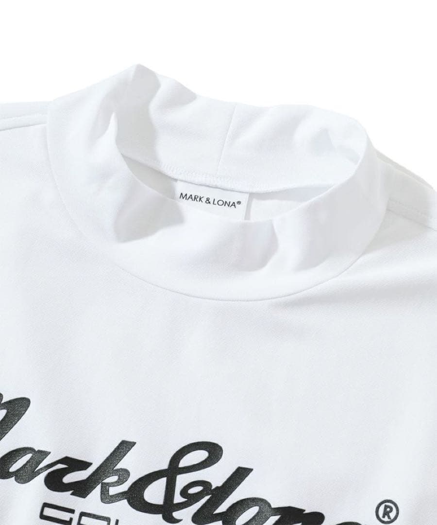 【新品未使用】マークアンドロナ　半袖　モックネックシャツ　50 XL