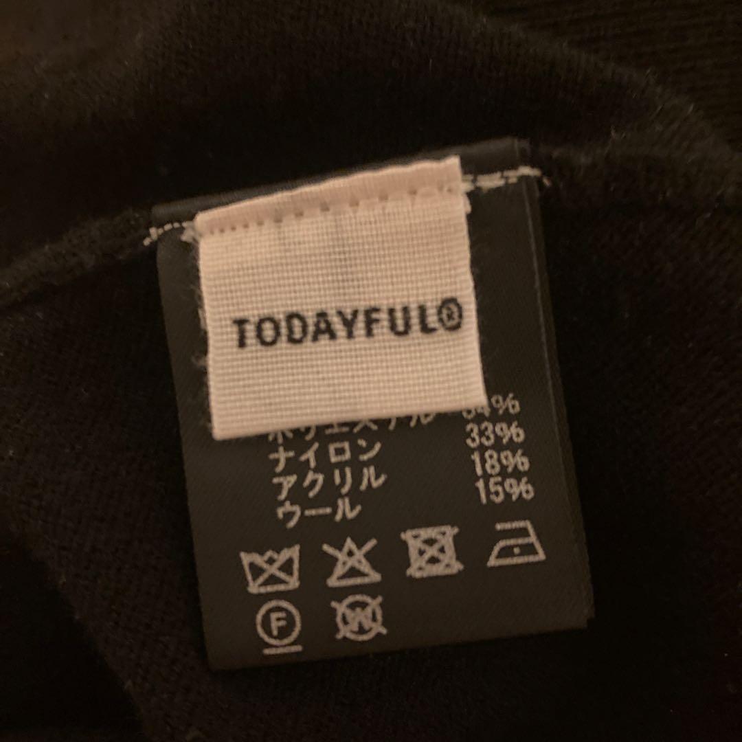 todayful 2set Useful Knit ブラック