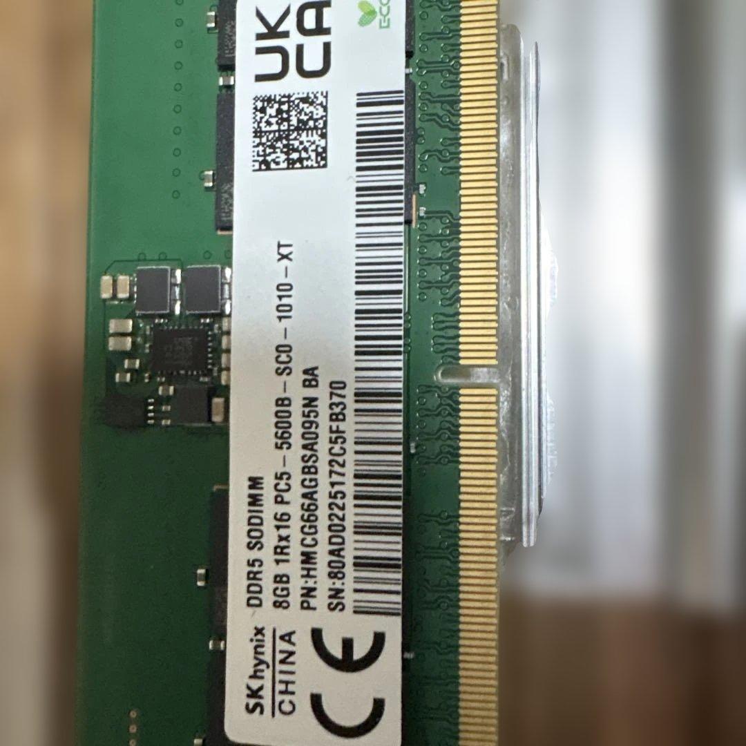 SK hynix DDR5 8GB SODIMM ×2