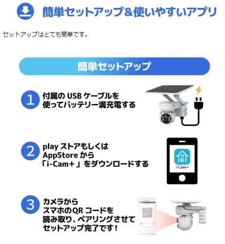 未使用保管商品‼　夜・雨も安心‼高機能防犯カメラ　2.4GHZWi-Fi仕様