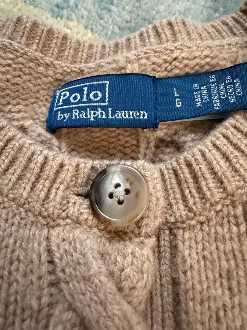 Polo by Ralph Lauren ウール&カシミアカーディガン